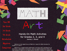 Tablet Screenshot of mathactivities.net